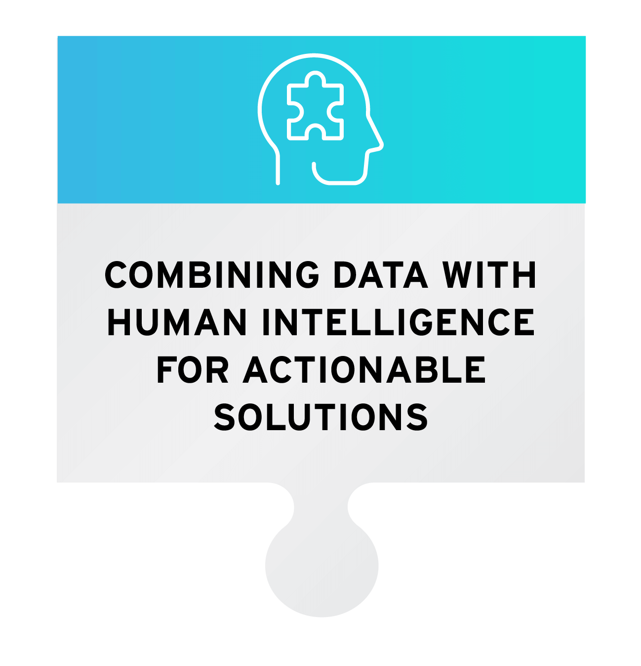 Combining data with human intelligence for actionable solutions