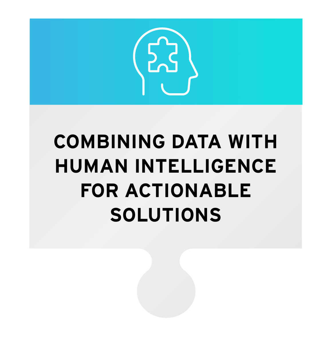 Combining data with human intelligence for actionable solutions